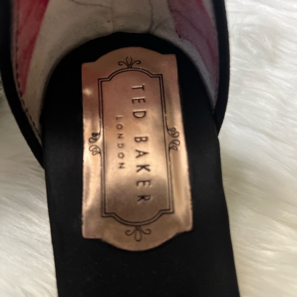Ted Baker Women's Ruz Leather AF Ballet Flat, Black & w/rose gold, SZ 9.5 (EU40) - Picture 8 of 15